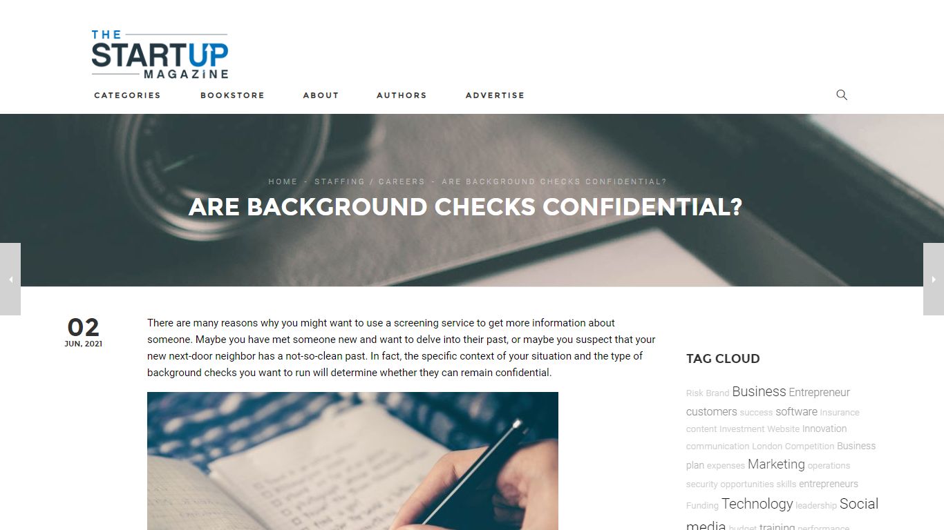 Are Background Checks Confidential? | The Startup Magazine